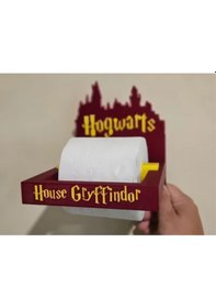 Resim Hogwarts Gryffindor Tuvalet Kağıdı Tutacağı Harry Potter Temalı Banyo Dekoru 