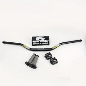 Resim Tongdashop 1 1/8" Cnc Konik Tutacaklı Dirt Bike Ve Atv Tutacakları İle Göğüs Koruyucu Set 