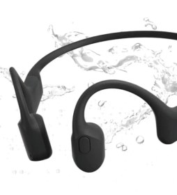 Resim Shokz OpenRun Bluetooth 5.1, Kemik İletim Teknolojisi, IP67 Suya ve Toza Dayanıklı, 8 Saat Pil Ömrü, Açık Kulak Tasarımlı Kablosuz Spor Kulaklık - Siyah (Standart Beden) 