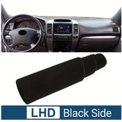 Resim Globalbloom Lhd Black Side Toyota Land Cruiser Prado 120 Fj120 2003 2009 Torpido Gözlük Güneşlik Aksesuar 