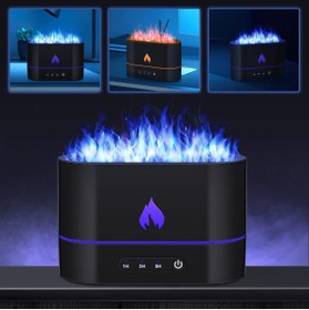 Resim EN SİGA Şömine Nemlendirici Ateş Alev Difüzörleri, Susuz Aroma Difüzörü, Ev, Ofis Yoga için Aroma Difüzörü 