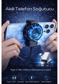 Resim Fan Radyatörü Kablolu Telefon Soğutucu Type-c-usb Aparatı Dahil Diğer 