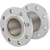 Resim Unox Paslanmaz Döner Flanş 60MM Laynerli Metal Körüklü Kompansatör 