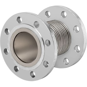 Resim Unox Paslanmaz Döner Flanş 60MM Laynerli Metal Körüklü Kompansatör 