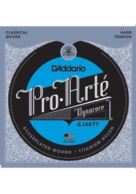 Resim D'addario Ej46tt Pro-arte Serisi Klasik Gitar Tel Seti Hard Tension - Titanyum 