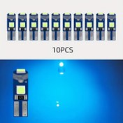 Resim 10 adet T5 3SMD LED Süper Parlak 3030LED Araba Gösterge Paneli LED Araba İç Aydınlatma Otomatik Yan Kama Işığı 