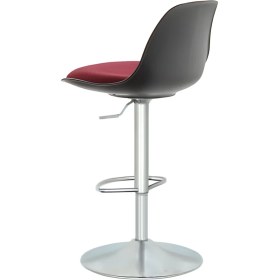 Resim Boombar Nadya Bar Sandalyesi - Bordo Deri - 9537S0102 