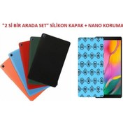 Resim Lenovo Uyumlu Tab M10 Tb-X606F 10.3" Ips Kılıf Tablet Renkli Silikon 