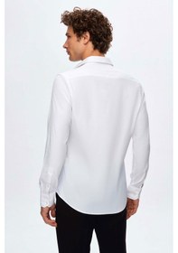 Resim Twn Slim Fit Beyaz Düz Gömlek 5ef02ad10288m 801 