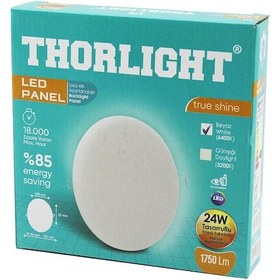 Resim Thorlıght S-224 24w 16.8cm Beyaz Led Panel Sıva Altı Ayarlı Manda Çok Renkli 