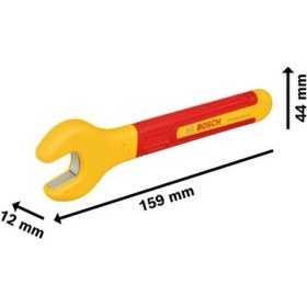 Resim Bosch Profesyonel Izoleli 1000 Volt Çatal Ağız Çakma Anahtar 17 mm (1600A02NF2) 