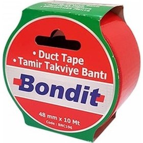 Resim Bondit 48 Mm Tamir Takviye Bantı Kırmızı 10 Mt 