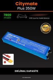 Resim robo mi Citymate Plus 350W / 36V 7800mAh Elektrikli Scooter Bataryası - Sertifikalı Güvenlik 