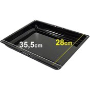 Resim Arçelik Beko Fırın Tepsisi Geniş Etekli Emaye Tepsi Orijinal 419920299 