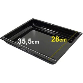 Resim Arçelik Beko Fırın Tepsisi Geniş Etekli Emaye Tepsi Orijinal 419920299 