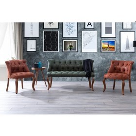 Resim Mobilyabazari Tual Çay Seti Ikili Koltuk, Salon, Balkon, Ofis) 