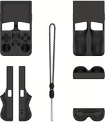 Resim Cloud011 R36 Max Taşınabilir Retro Konsol İçin Siyah Silikon Kılıf Toz Geçirmez Çizilmeye Dayanıklı 