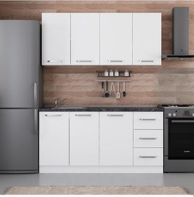 Resim Minar 165 Cm Mutfak Dolabı Beyaz 165-b1 