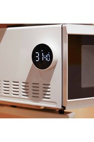 Resim Streak Ev Mutfak Manyetik Zamanlayıcı LED Sesli Dijital Yemek Ders Geri Sayım Mıknatıslı Mini Kronometre 