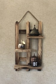 Resim Ankaflex Ahşap Mini Raf 