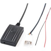 Resim Araba 5pin Aux Bluetooth Mp3 Adaptörü Ses Kablosu + Ford Babf Falcon İçin Mıc 