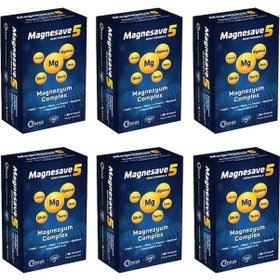 Resim Magnesave5 Magnezyum Complex 6 x 60 Kapsül 