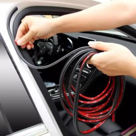 Resim Contacall Oto Kapı ve Bagaj İçin Ses, Isı ve Toz Yalıtım Fitili 5 Metre Araba Contası 
