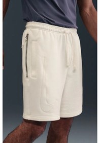 Resim Nike Giannis Fleece 8" Mens Short Erkek Fransız Havlu Kumaş 20 Cm Şort Beyaz Beyaz 