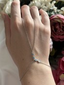 Resim Mavi Çiçek Detay Şahmeran 