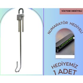 Resim ViATOM Direksiyon Kilidi ve Yanında Numratör Hediyeli Direksiyon Kilidi Tüm Araçlar İçin Uyumludur 