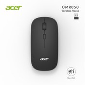 Resim Acer Omr050 Siyah Kablosuz Sessiz Tuşlu Mouse 1000-1200-1600 DPI 