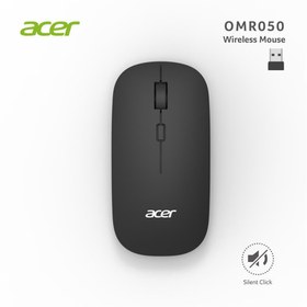 Resim Acer Omr050 Siyah Kablosuz Sessiz Tuşlu Mouse 1000-1200-1600 DPI 