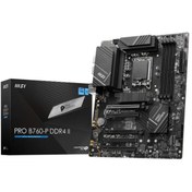 Resim PRO B760-P II B760 DDR4 Vga GLan 2.5G ATX HD DP US3 M2 TYP-C 1700p Anakart MSI