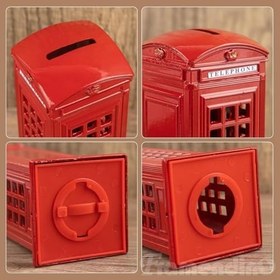 Resim Telefon Kulübesi Metal Kumbara İngiltere Londra 18cm 