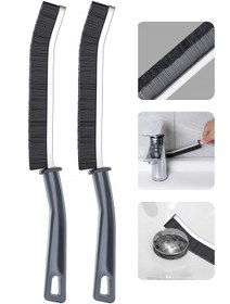 Resim Soillium 2 Adet İnce Uçlu Derz Temizlik Fırçası - Çok Amaçlı Araba Banyo Mutfak Lavabo Arası Kir Temizleyici 