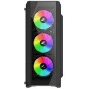 Resim Zalman N5 TF ATX Mid Tower 4 RGB Fanlı 1 x Kulaklık, 1 x Mikrofon, 2 x USB 2.0, 1 x USB 3.0, Fan Kon Zalman N5 TF ATX Mid Tower