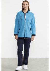 Resim Sementa Renk Kombinli Tunik Eşofman Takım - Mavi 001 