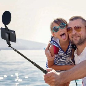 Resim CoverZone Telefon Standlı Bluetooth Kumandalı Ayarlanabilir Uzunluk 120CM Photo Video Selfie Çekim Tripodu 
