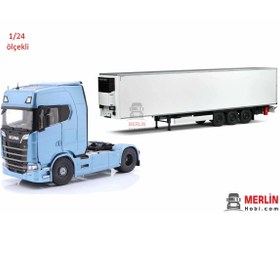 Resim Solido 1/24 Scania 770S 4x2 Highline + Soğutuculu Treyler – 