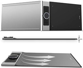 Resim XP-PEN Deco Pro Medium 15 x 8 inç grafik tableti kalem tablet mobil grafik tableti 7 mm kalınlık 8 Tas 41287 