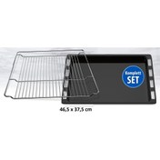 Resim Bosch Siemens Ankastre Fırın Emaye Tepsi Izgara Tel (2'Lİ SET) 46,5 X 37,5 Cm 