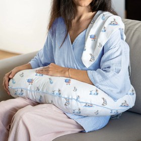 Resim Müslin Bebek Emzirme Destek Yastığı - Bébé Lapin 