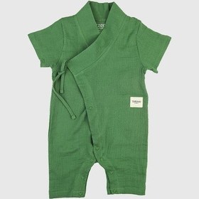 Resim Totzee Uzun Kimono Tulum Çimen Yeşili Yeşil 