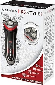 Resim Remington Series Döner Bıcaklı Elektrikli Traş Makinesi, Islak ve Kuru Tıraş Bıçağı, Hızlı Şarj, Kablosuz Kullanım, Konforlu Detay Düzeltici ve Uzun Saç Düzeltici, 3 Günlük Sakal Eki R5000 