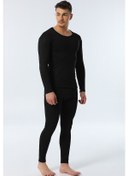 Resim Tutku Erkek Siyah Termal Takım İçlik Siyah 
