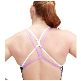 Resim Speedo Allover Digital Starback Kadın Yüzücü Mayosu Karışık 