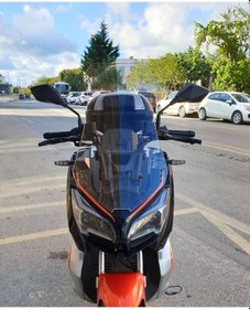 Resim Motocam Qj Atr 125 Ön Cam 2023-2026 Model 75cm Şeffaf Renkli 4mm Uzun 