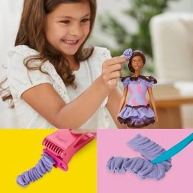 Resim Play-Doh Fashionista Ruffles Oyuncak Bebek Seti 