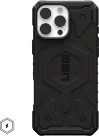 Resim Chuangyinshop Uag Magnetic Adventure Series İphone Uyumlu 16 İçin Siyah Kasa 12 13 14 15 Plus Pro Max 
