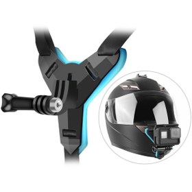 Resim Genel Markalar Tüm Aksiyon Kameralar Ile Uyumlu Kask Kamera Çene Tutucu Jaw Mount 